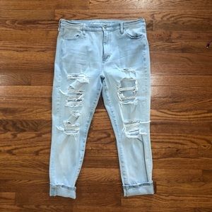 AEO Super Hi-rise Cropped Jeggings size 16 Regular